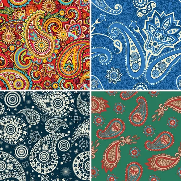 4 images 1 mot 7 lettres : solution PAISLEY