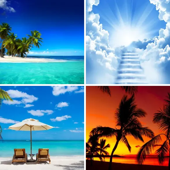 4 images 1 mot 7 lettres : solution PARADIS