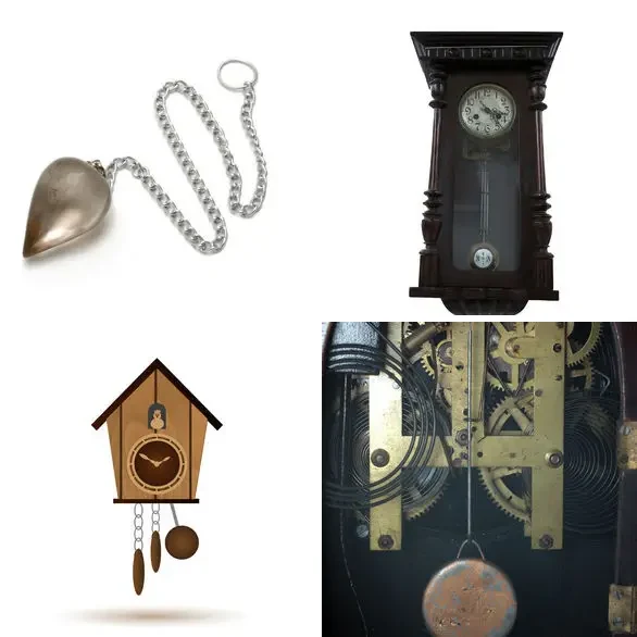 4 images 1 mot 7 lettres : solution PENDULE