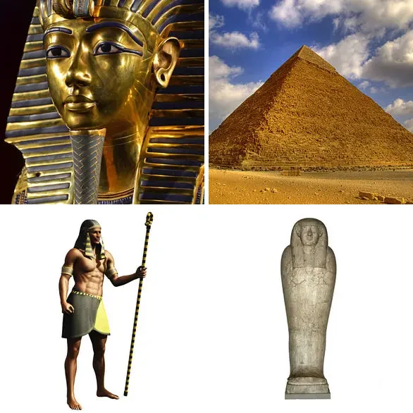 4 images 1 mot 7 lettres : solution PHARAON