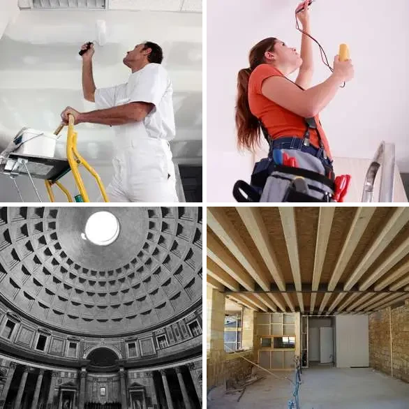 4 images 1 mot 7 lettres : solution PLAFOND