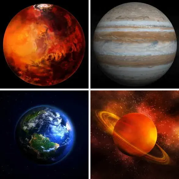 4 images 1 mot 7 lettres : solution PLANETE