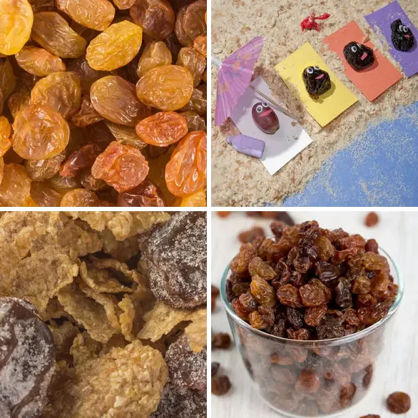 4 images 1 mot 7 lettres : solution RAISINS