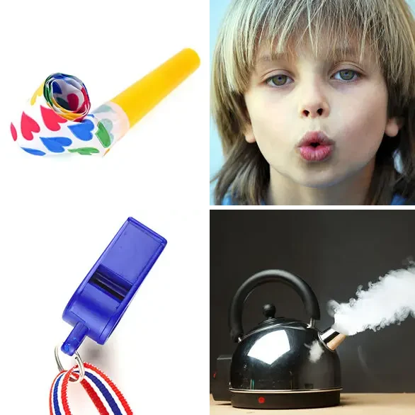 4 images 1 mot 7 lettres : solution SIFFLER