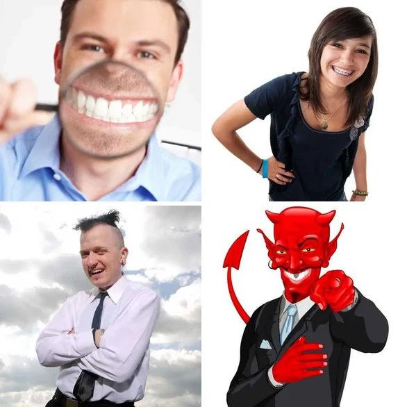4 images 1 mot 7 lettres : solution SOURIRE