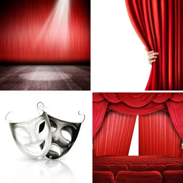 4 images 1 mot 7 lettres : solution THEATRE