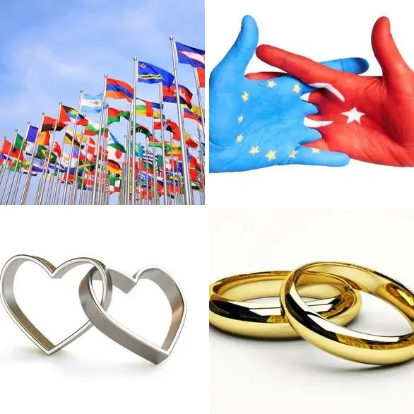 4 images 1 mot 8 lettres : solution ALLIANCE