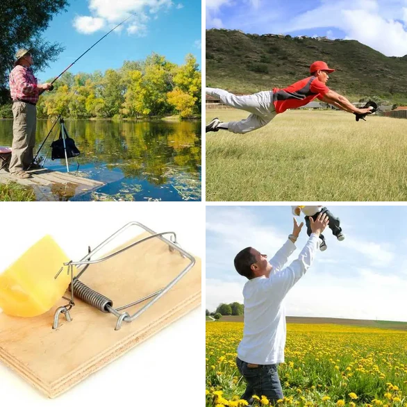 4 images 1 mot 8 lettres : solution ATTRAPER