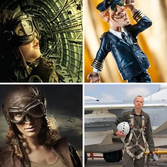 4 images 1 mot 8 lettres : solution AVIATEUR