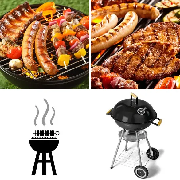 4 images 1 mot 8 lettres : solution BARBECUE