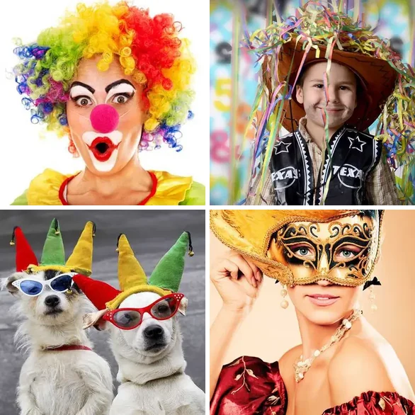 4 images 1 mot 8 lettres : solution CARNAVAL