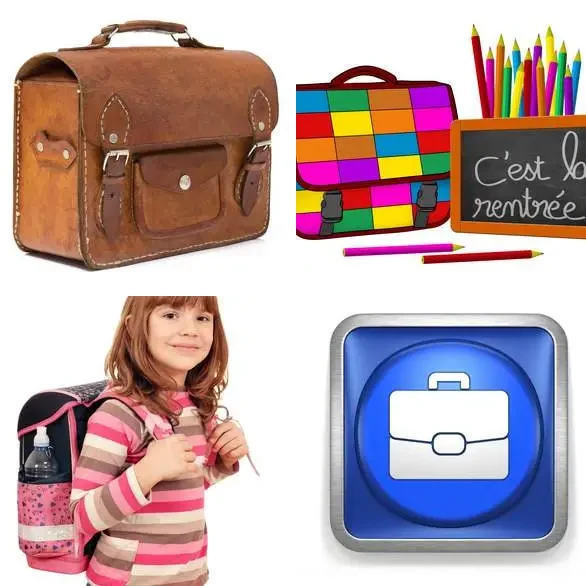 4 images 1 mot 8 lettres : solution CARTABLE