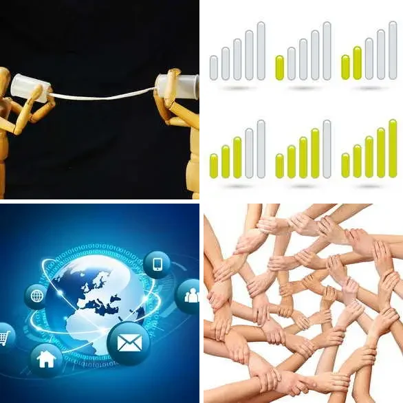 4 images 1 mot 8 lettres : solution CONNECTE