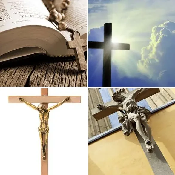 4 images 1 mot 8 lettres : solution CRUCIFIX