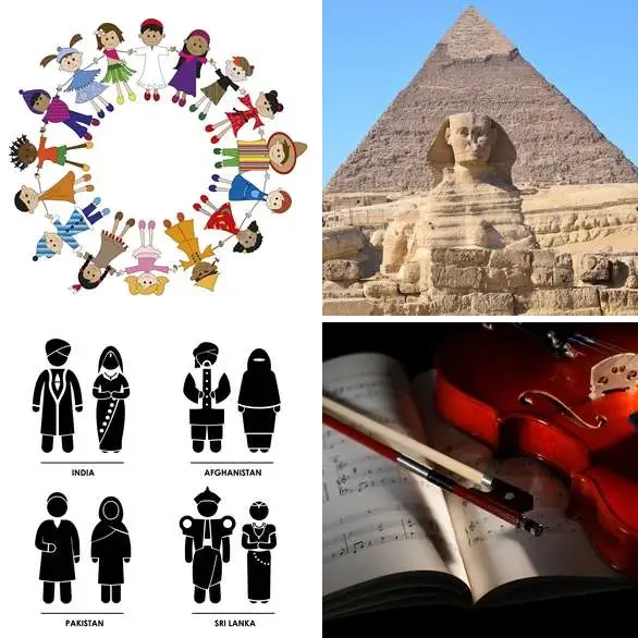 4 images 1 mot 8 lettres : solution CULTUREL