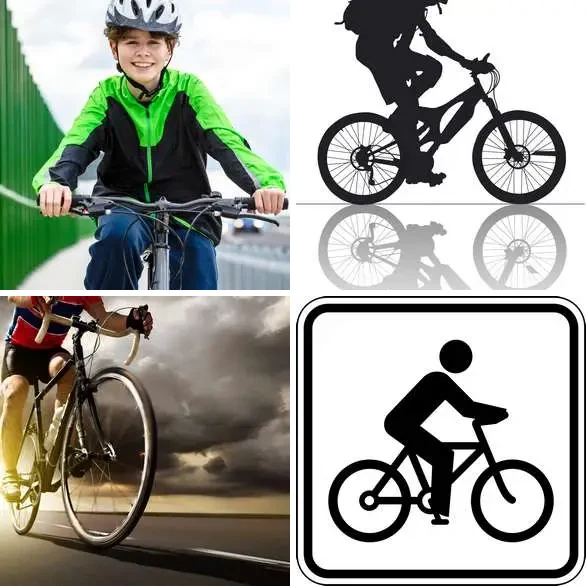 4 images 1 mot 8 lettres : solution CYCLISTE