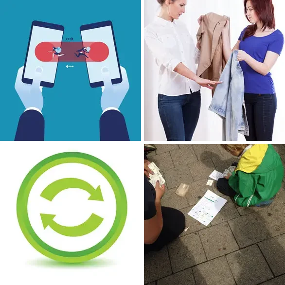 4 images 1 mot 8 lettres : solution ECHANGER