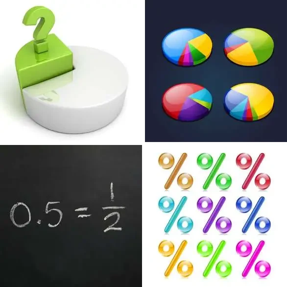 4 images 1 mot 8 lettres : solution FRACTION