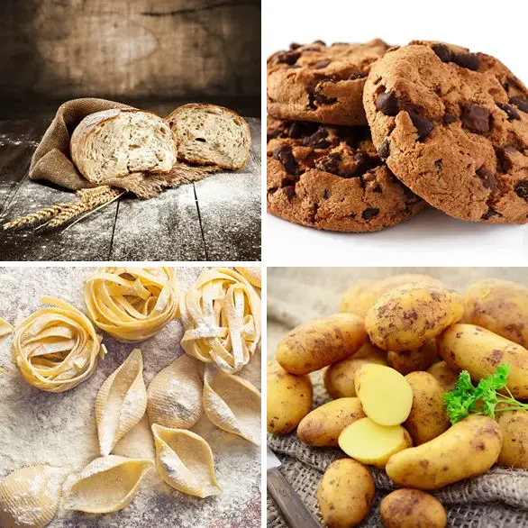 4 images 1 mot 8 lettres : solution GLUCIDES