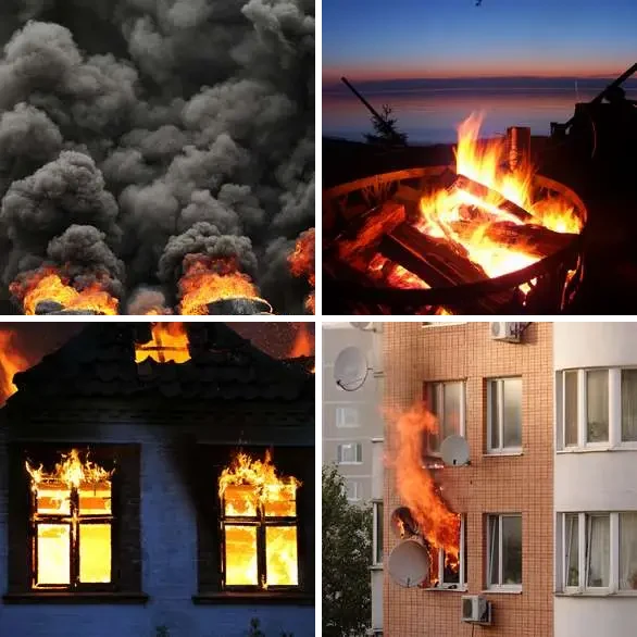 4 images 1 mot 8 lettres : solution INCENDIE