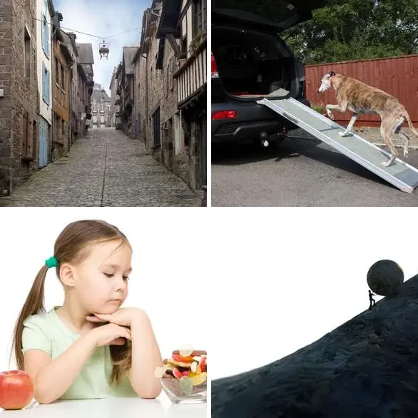 4 images 1 mot 8 lettres : solution INCLINER