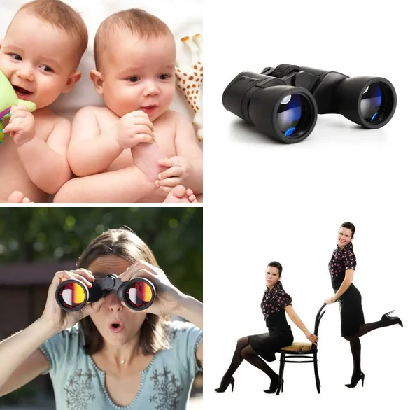 4 images 1 mot 8 lettres : solution JUMELLES
