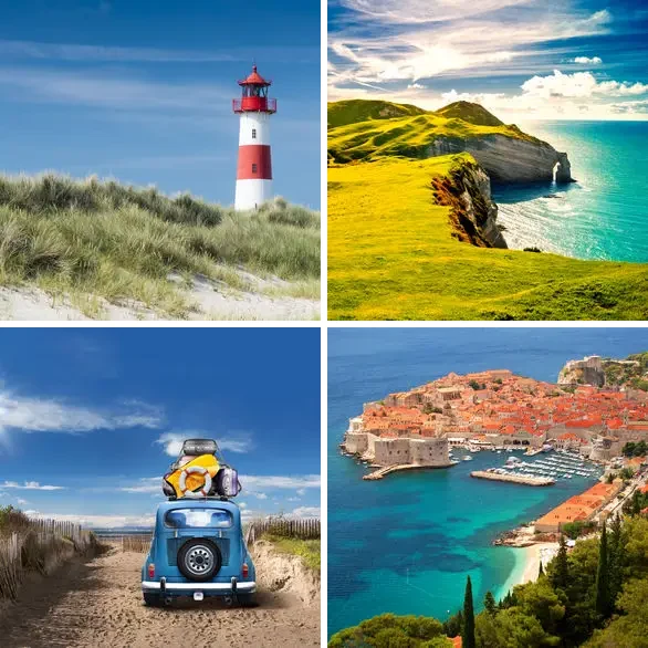 4 images 1 mot 8 lettres : solution LITTORAL