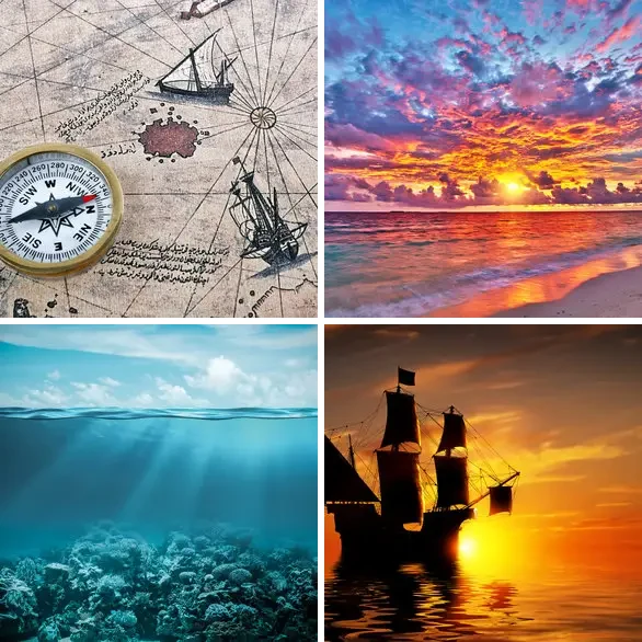 4 images 1 mot 8 lettres : solution MARITIME