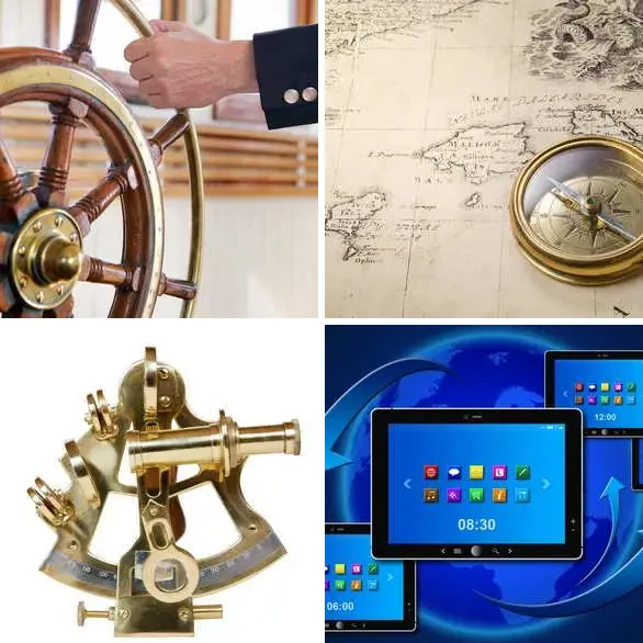4 images 1 mot 8 lettres : solution NAVIGUER