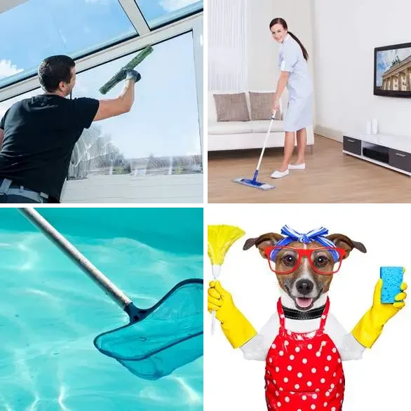 4 images 1 mot 8 lettres : solution NETTOYER
