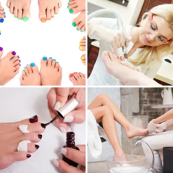 4 images 1 mot 8 lettres : solution PEDICURE