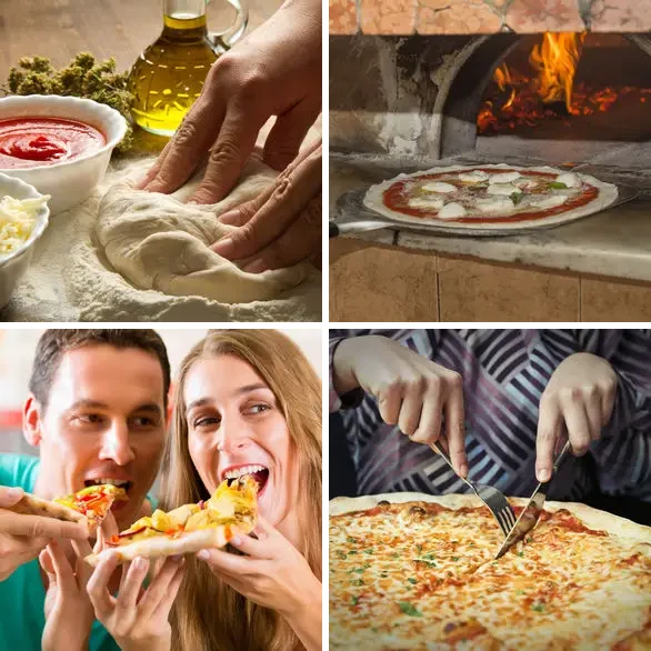 4 images 1 mot 8 lettres : solution PIZZERIA