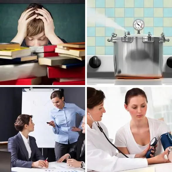 4 images 1 mot 8 lettres : solution PRESSION