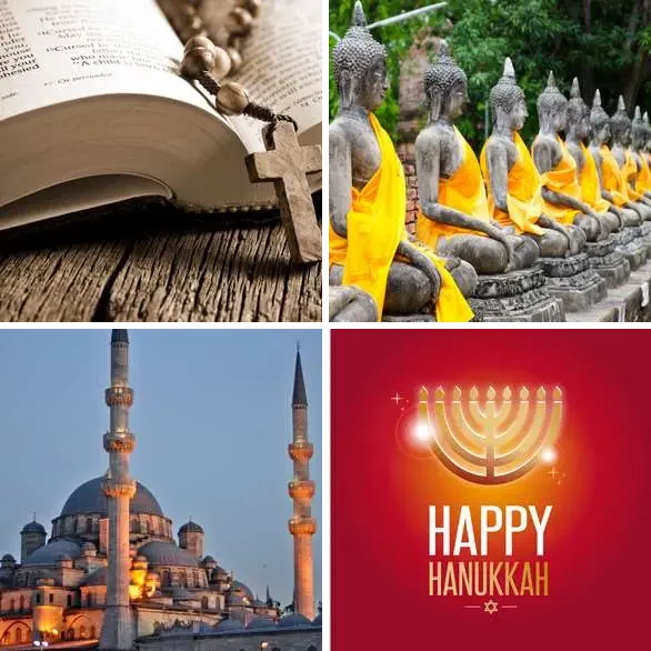 4 images 1 mot 8 lettres : solution RELIGION