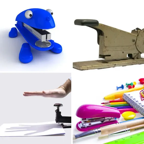 4 images 1 mot 9 lettres : solution AGRAFEUSE