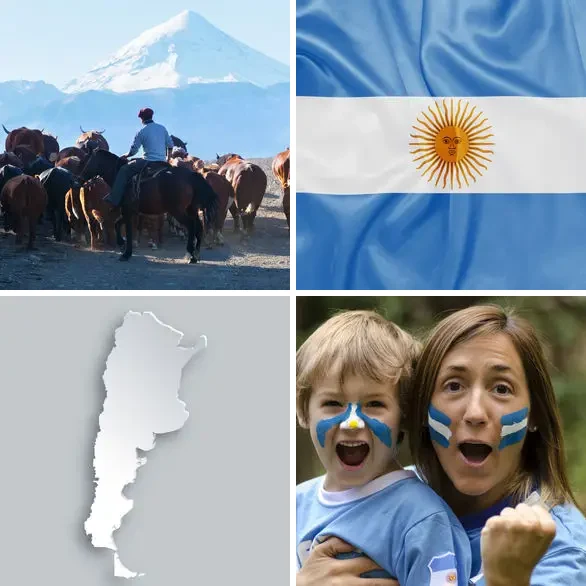 4 images 1 mot 9 lettres : solution ARGENTINE