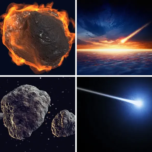 4 images 1 mot 9 lettres : solution ASTEROIDE