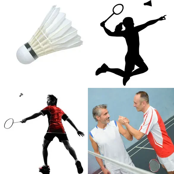 4 images 1 mot 9 lettres : solution BADMINTON