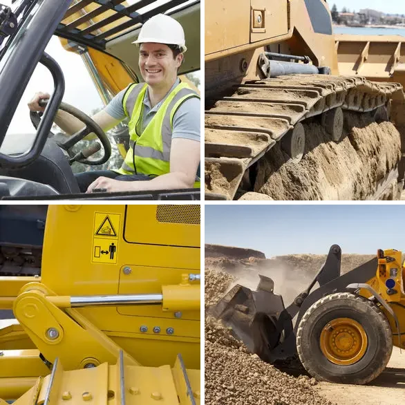 4 images 1 mot 9 lettres : solution BULLDOZER