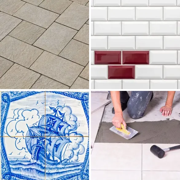 4 images 1 mot 9 lettres : solution CARRELAGE