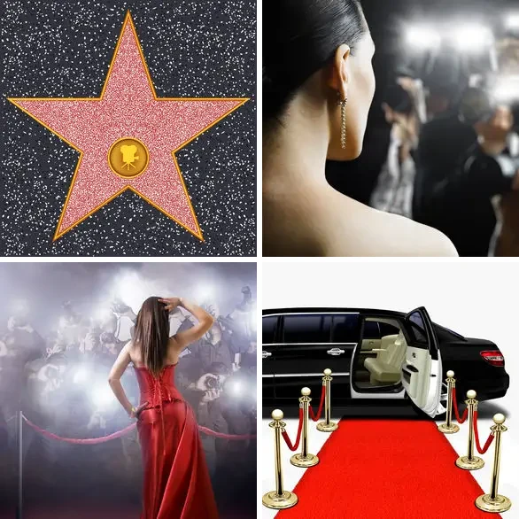 4 images 1 mot 9 lettres : solution CELEBRITE