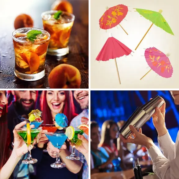 4 images 1 mot 9 lettres : solution COCKTAILS
