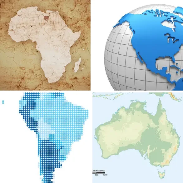 4 images 1 mot 9 lettres : solution CONTINENT