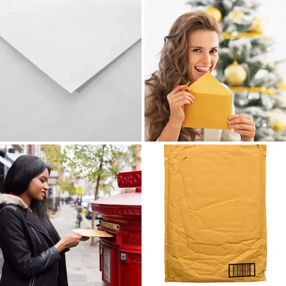 4 images 1 mot 9 lettres : solution ENVELOPPE