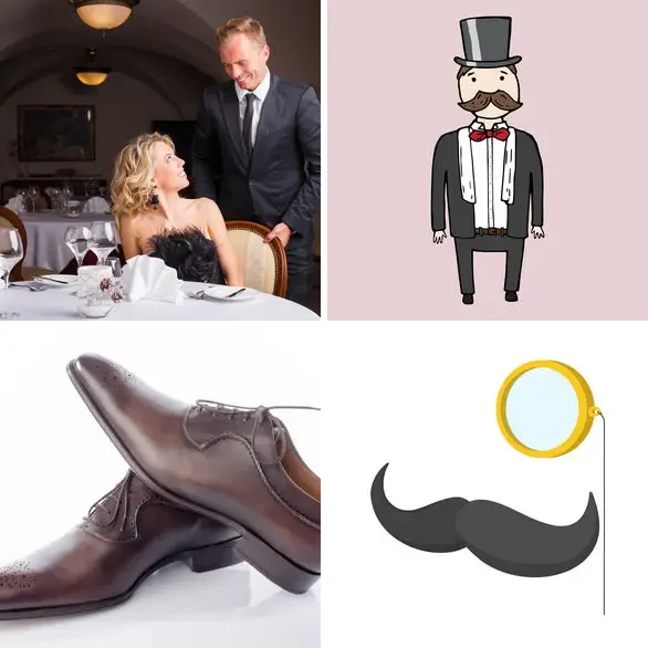 4 images 1 mot 9 lettres : solution GENTLEMAN
