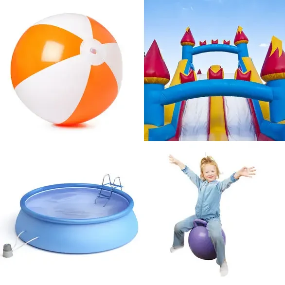 4 images 1 mot 9 lettres : solution GONFLABLE