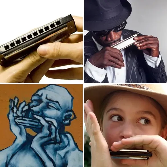 4 images 1 mot 9 lettres : solution HARMONICA