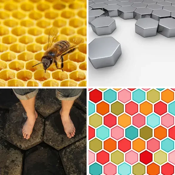 4 images 1 mot 9 lettres : solution HEXAGONAL