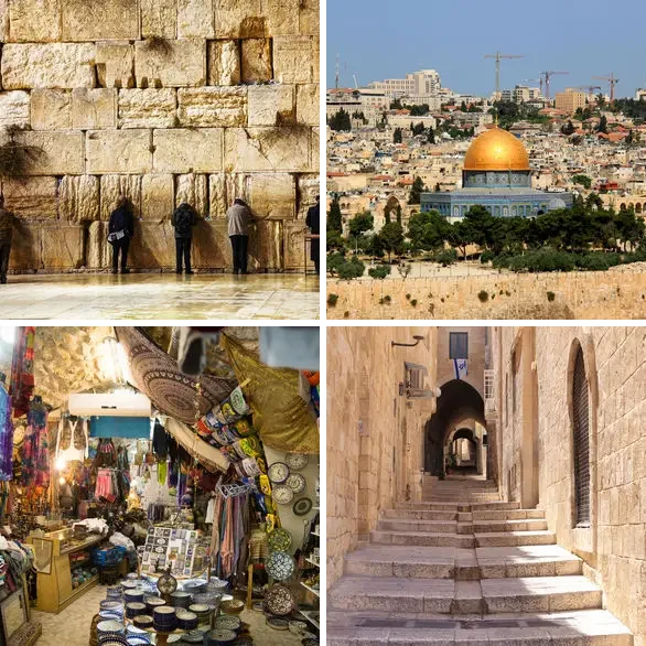 4 images 1 mot 9 lettres : solution JERUSALEM