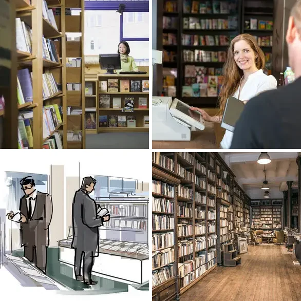 4 images 1 mot 9 lettres : solution LIBRAIRIE
